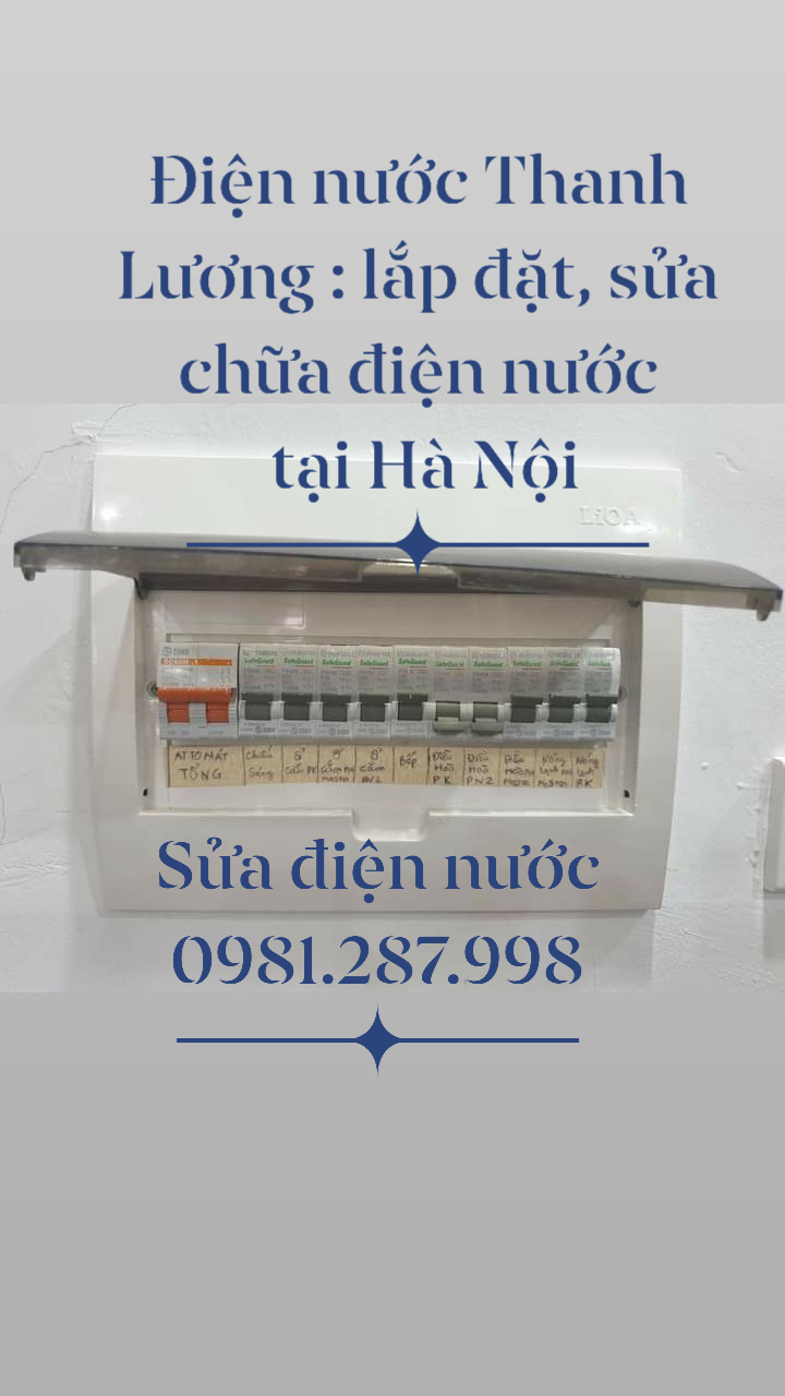 Thợ sửa chữa điện nước tại Hà Nội Hotline 0981.287.998