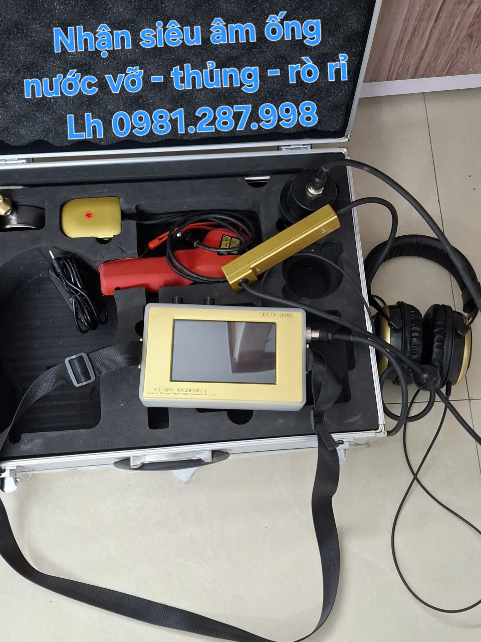 Nhận siêu âm ống nước vỡ thủng rò rỉ 0981.287.998